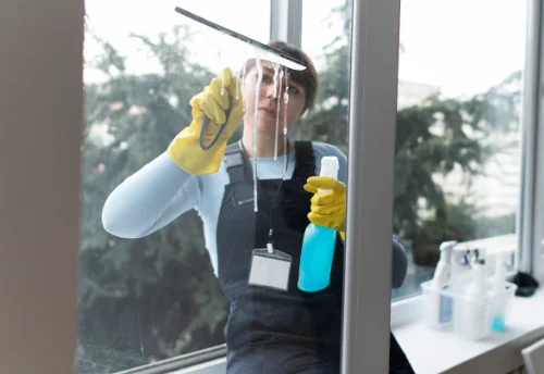 Nettoyage de vitres intérieures et extérieures à Abondant